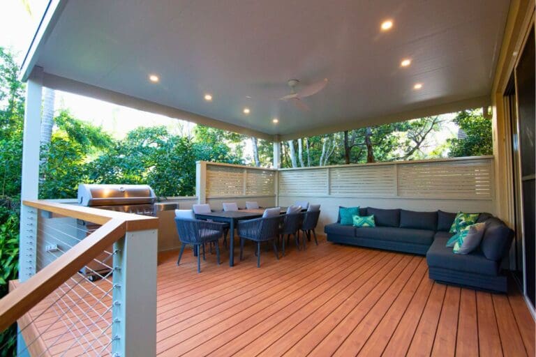 Alfresco & decking installation in Seaforth, NSW, by Pergola Land.