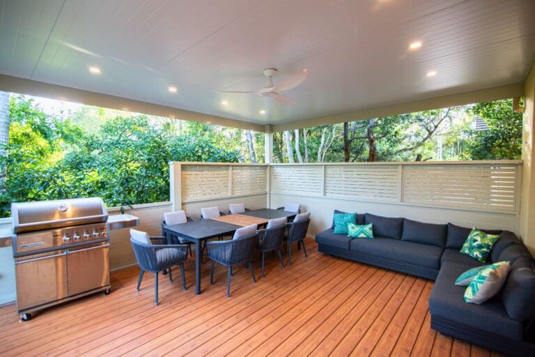 Alfresco in Seaforth, NSW, designed & built by Pergola Land.
