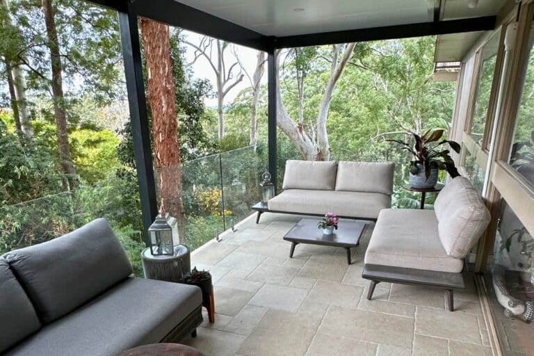 Balcony Alfresco, Pennant Hills, NSW, designed & built by Pergola Land.