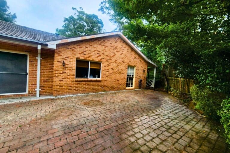 Patio in Pymble, NSW, Before Pergola Land Transformation